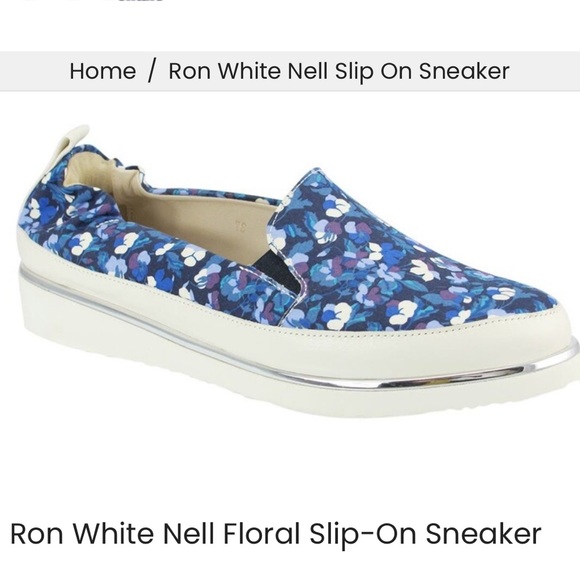 Ron White Nell Floral Slip-On Sneaker women size 8.5 like new - Picture 14 of 16